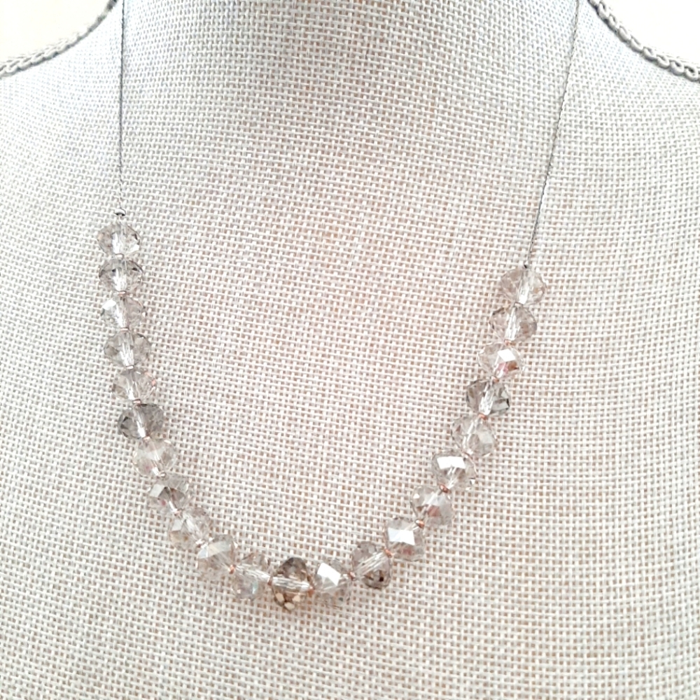 Aldo Crystsl Bead Necklace